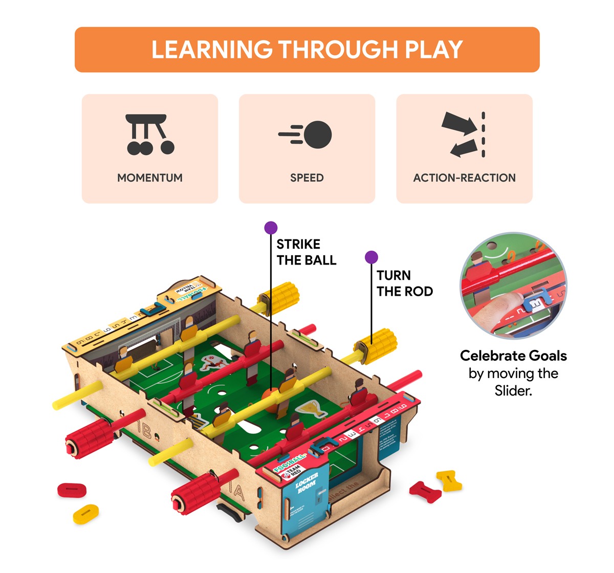Smartivity DIY Foosball STEM Educational DIY kit Multicolor 6Y+