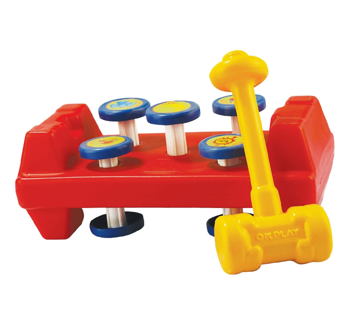 Shooting star Pound peg plastic toy with hammer Multicolor 0M+