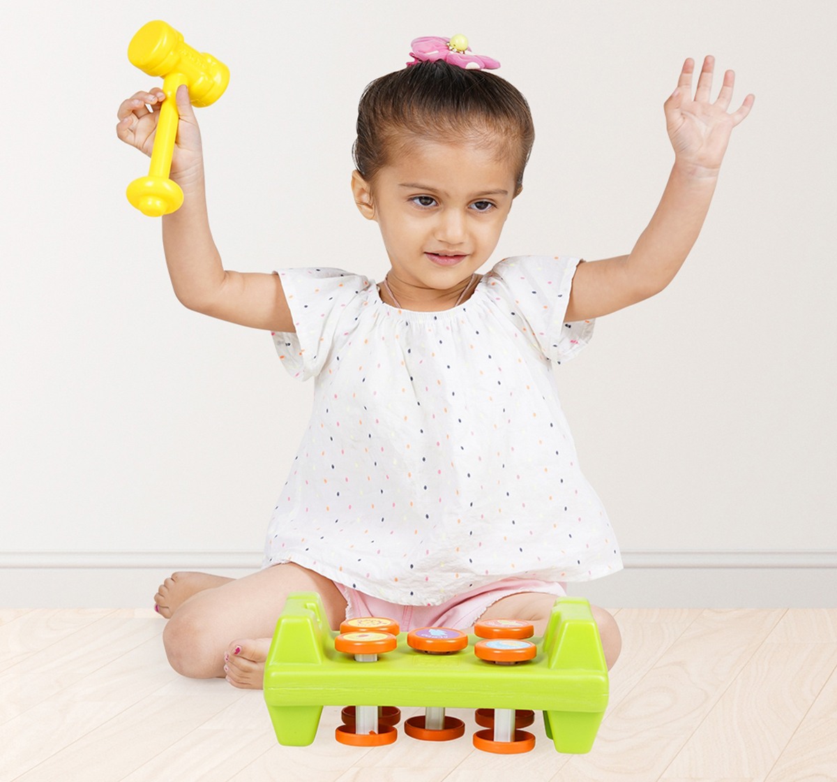 Shooting star Pound peg plastic toy with hammer Multicolor 0M+