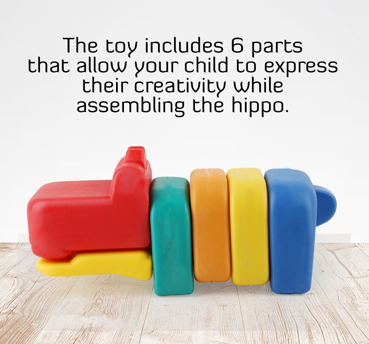 Shooting star My Pet hippo Plastic toy for kidsToddlers toys Multicolor 1Y+