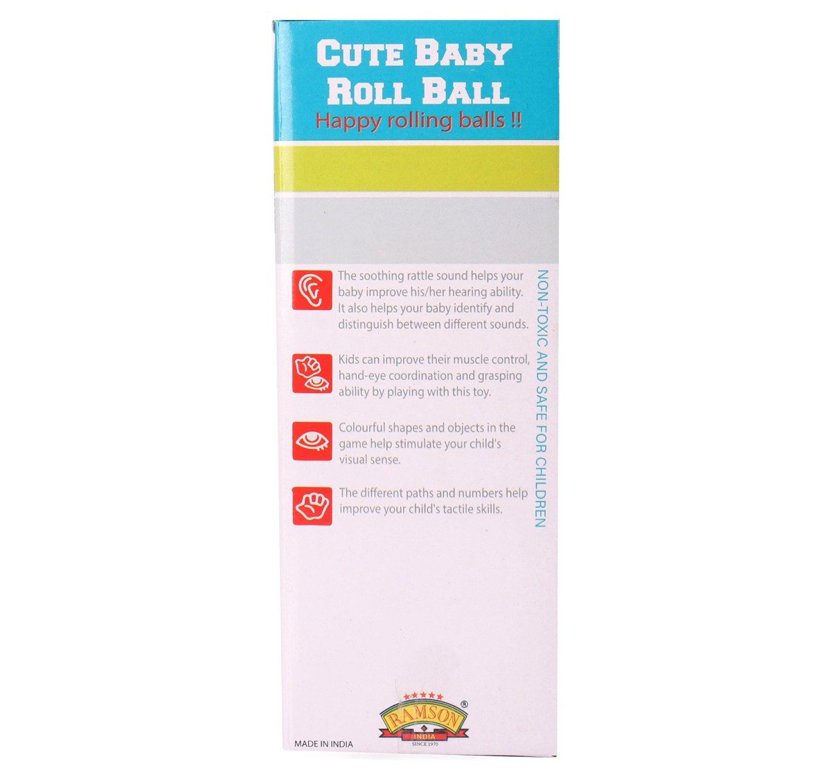 Ramson Roll Ball Monkey Multicolor 3Y+