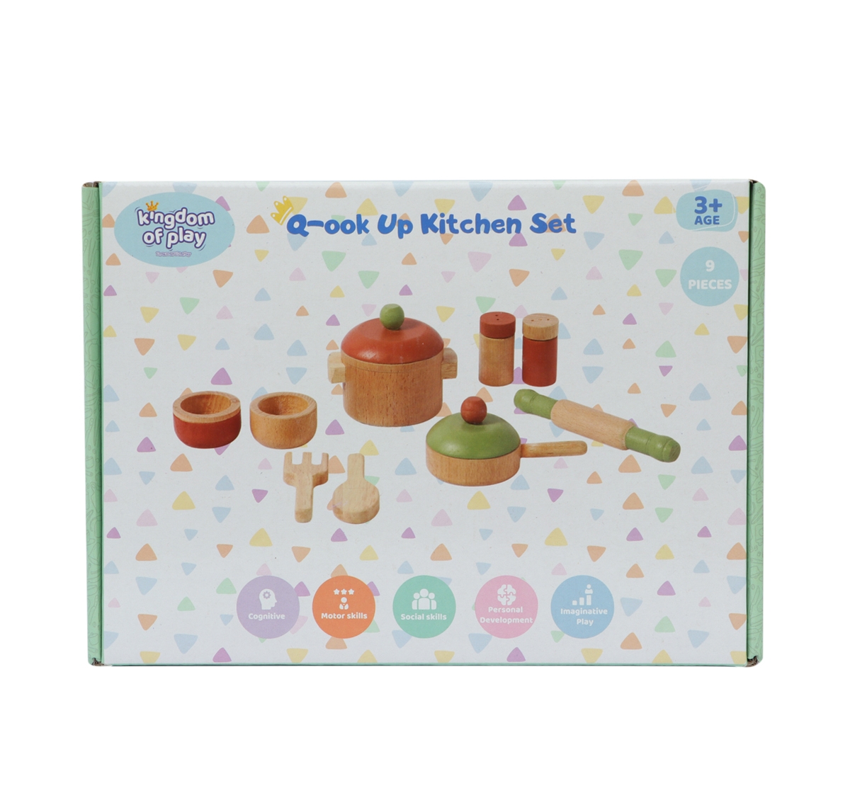 Kingdom Of Play | Kingdom of Play Kitchen Set 9 Piece Multicolour 3Y+ 0