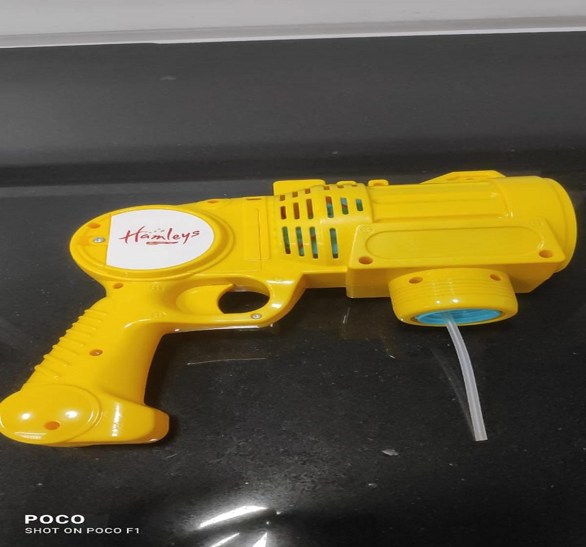 Hamleys Bubble Blaster With Fuel Impulse Toys for Kids Yellow 3Y+