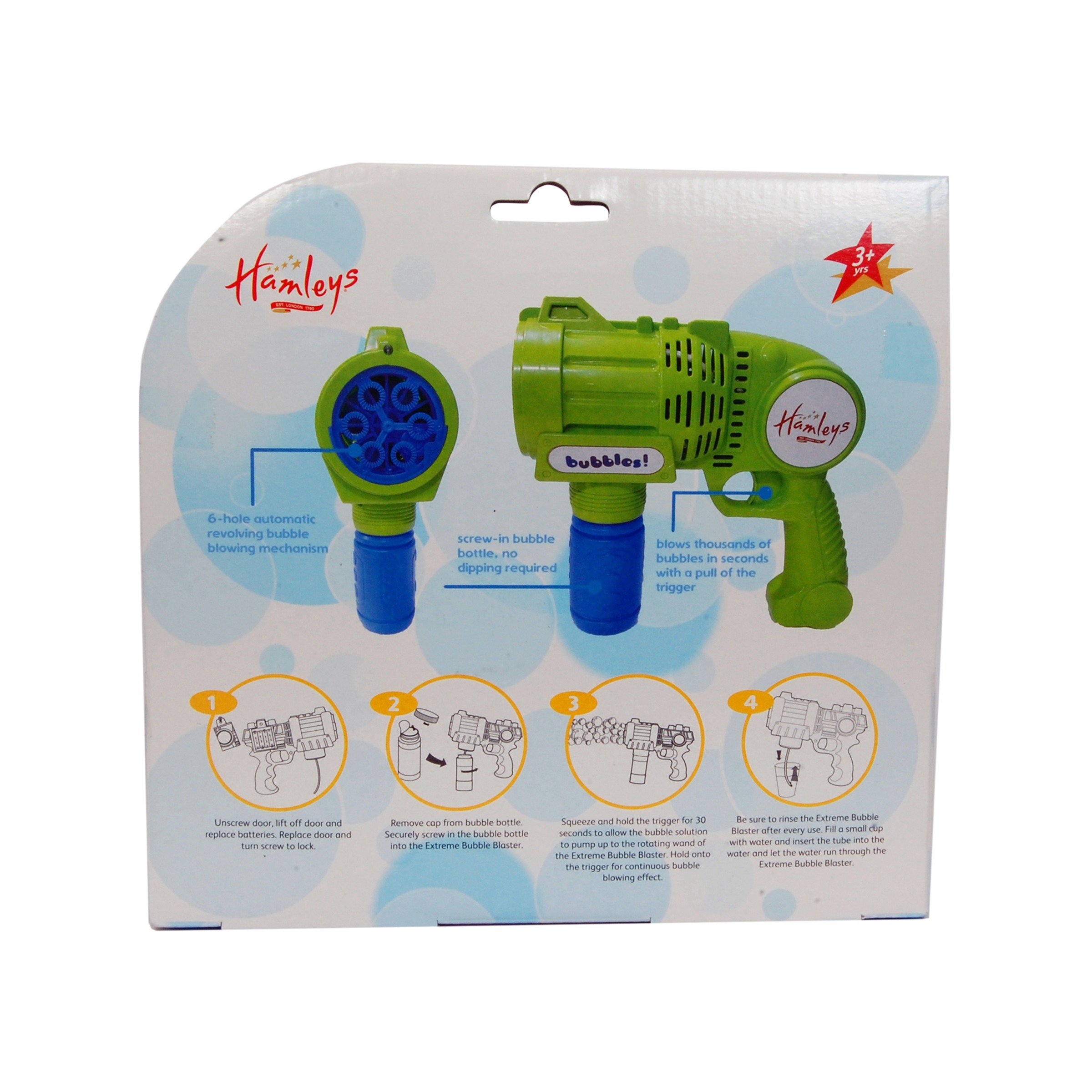 Hamleys Bubble Blaster With Fuel Impulse Toys for Kids Green 3Y+