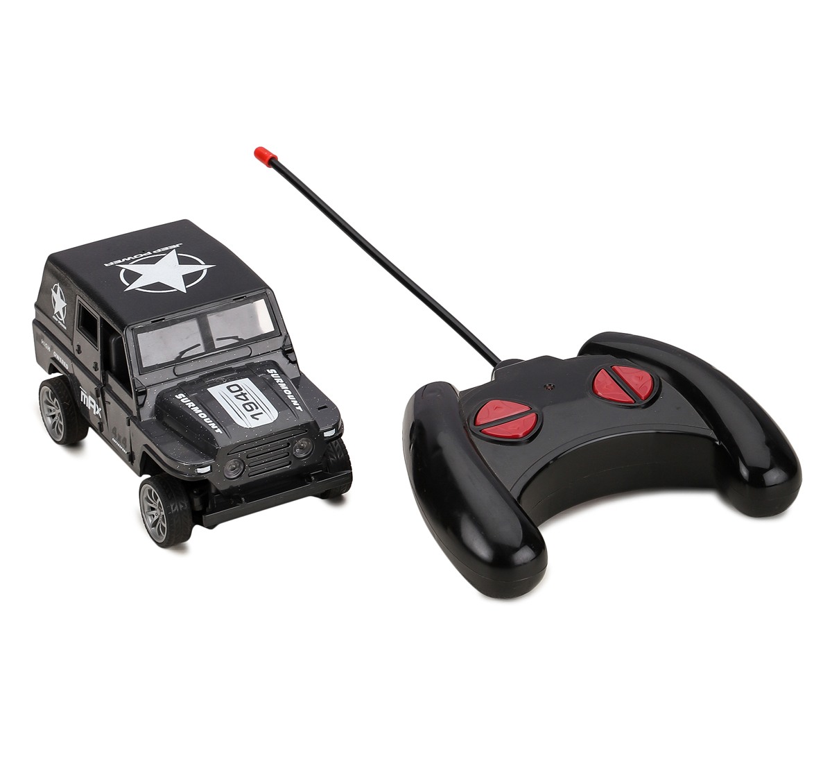 Rowan Radio Control Jeep Black for kids 5Y+
