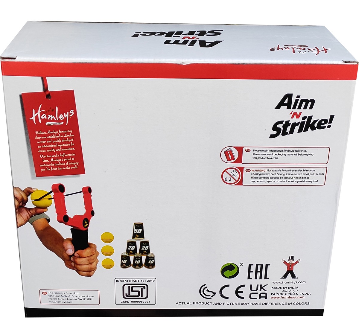 Hamleys Aim and Strike with targets Multicolour 3Y+