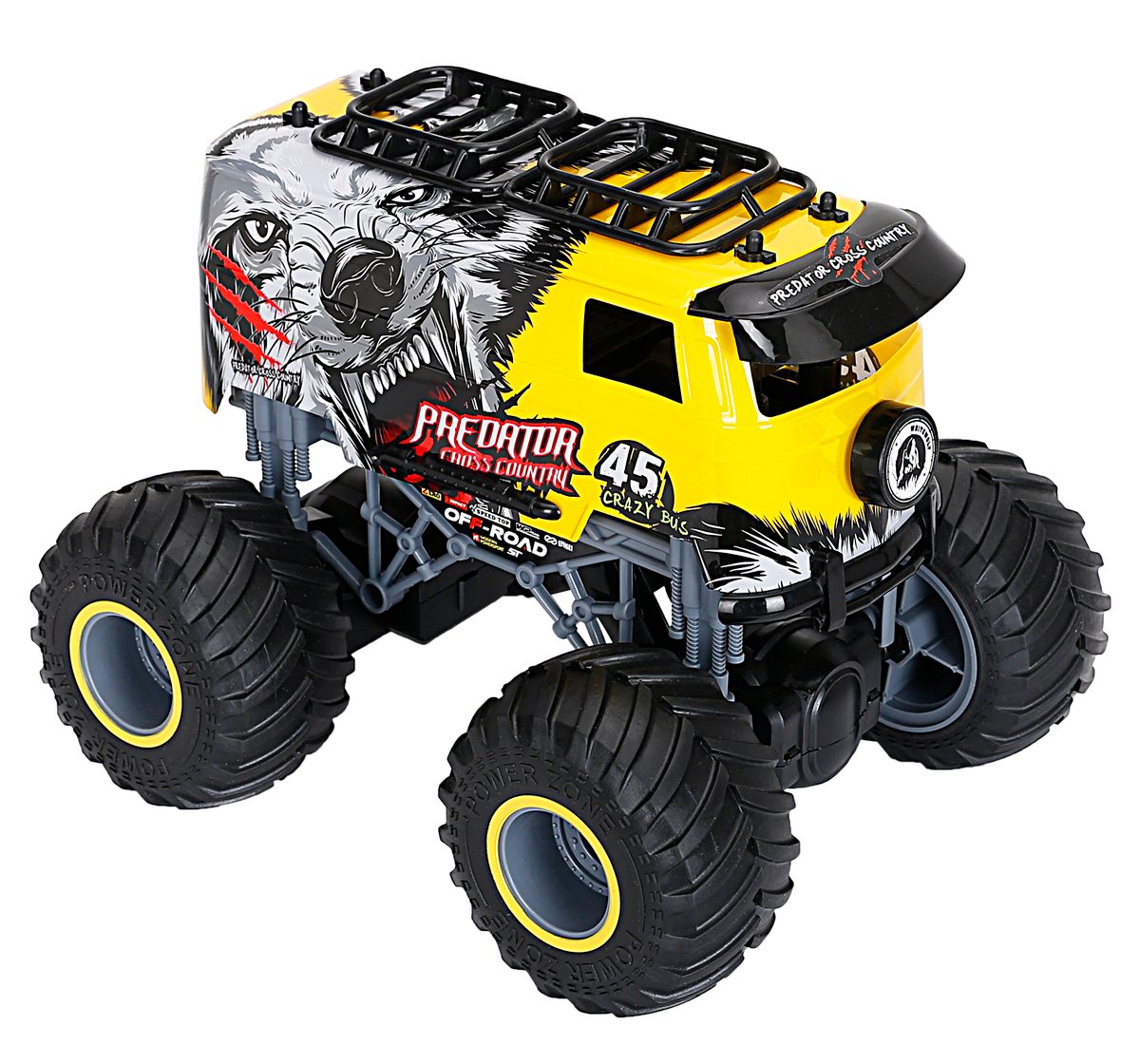 Ralleyz 2.4G 1:18 Over Size Wheel Cross Roadred Blue Fire Storm Car Multicolour 8Y+
