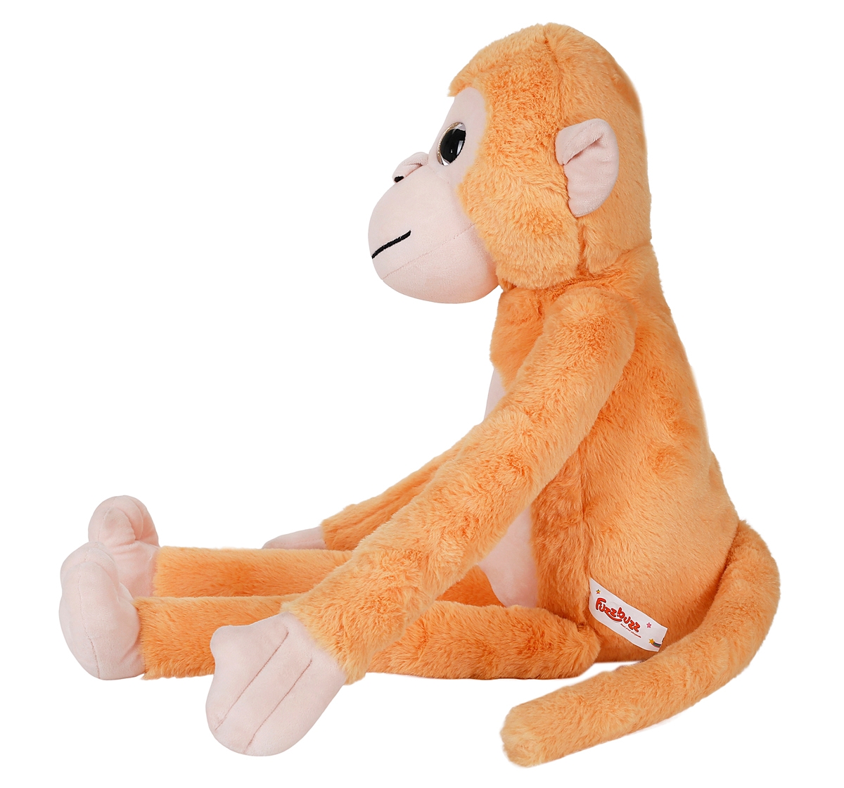 Fuzzbuzz | Fuzzbuzz Monkey Plush Toy 70cm Mustard 3Y+ 2