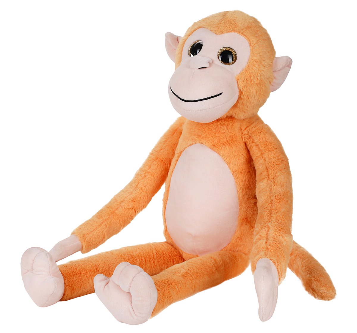 Fuzzbuzz | Fuzzbuzz Monkey Plush Toy 70cm Mustard 3Y+ 1