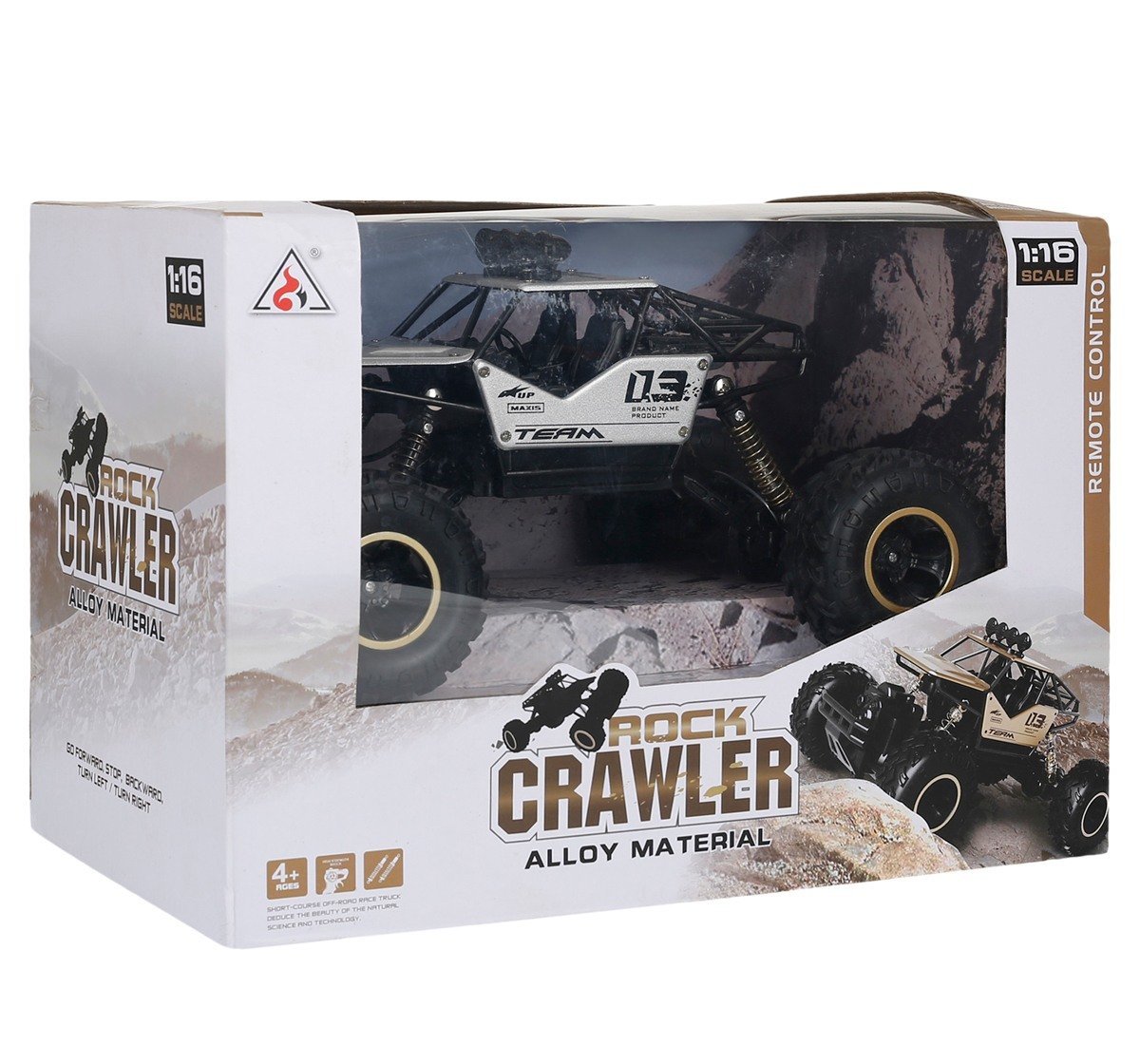 Hamleys Monster 1:16 2.4G Remote Control Rock Crawler Alloy Silver 7Y+