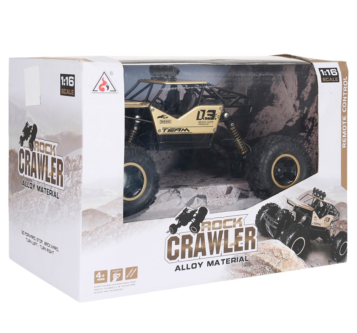 Hamleys Monster 1:16 2.4G Remote Control Rock Crawler Alloy Gold 7Y+