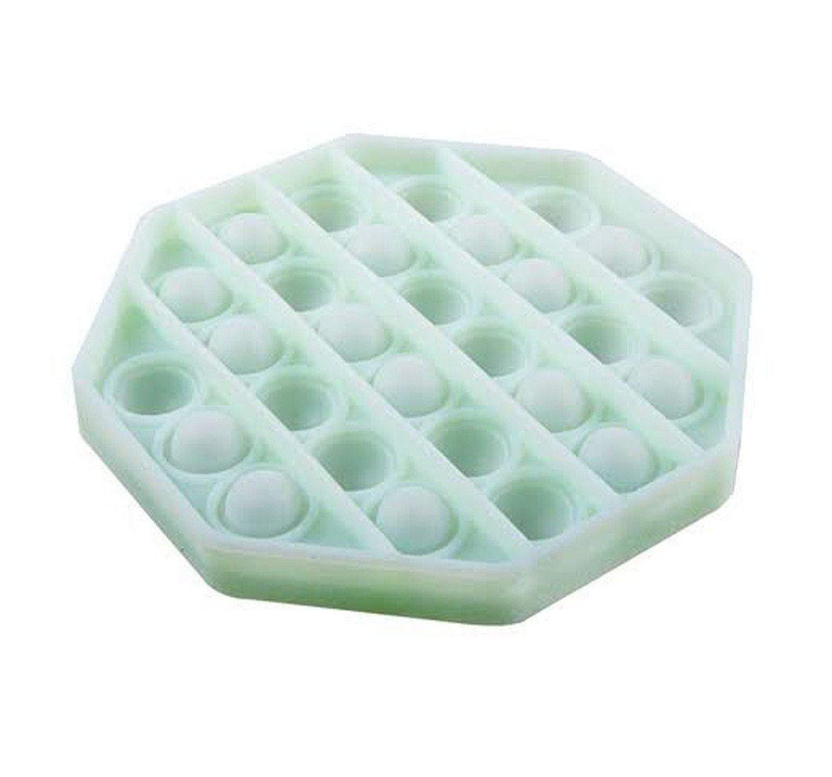 Hamster London Popit Glow Hexa Anxiety Toy for All Ages Silicon Multicolor 3Y+