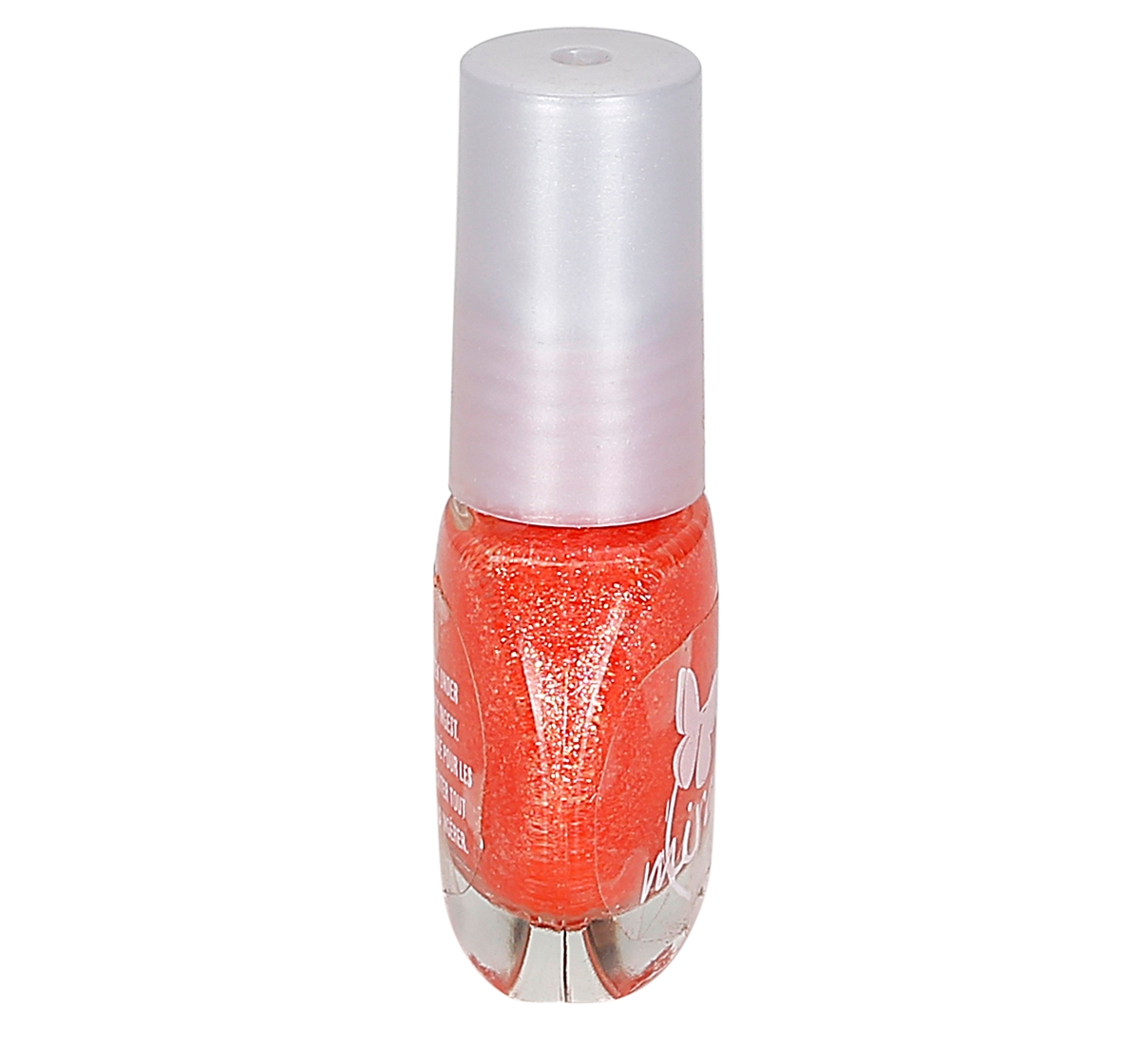 Mirada 3.8Ml Nail Polish Glitterd for kids 3Y+, Multicolour