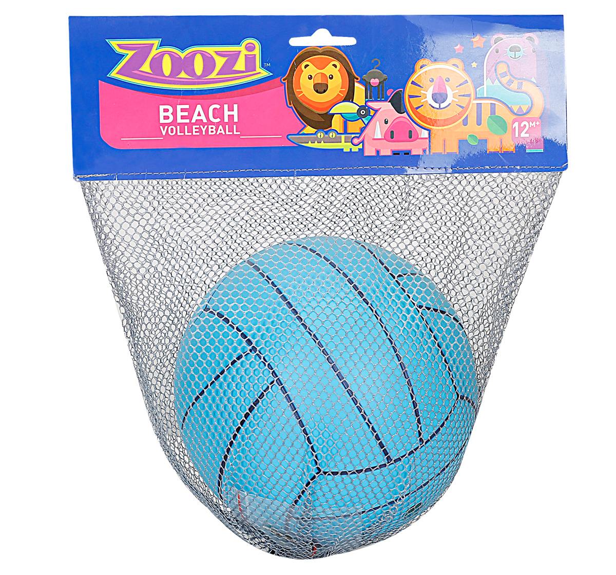 Zoozi 9Inch Volley Ball for kids 3Y+, Blue