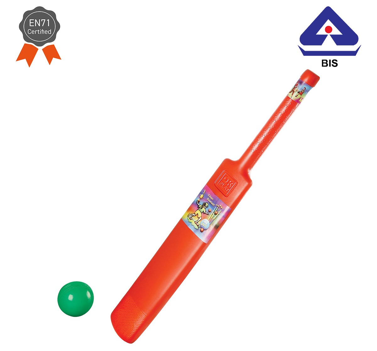Zoozi My First cricket My First Cricket Set with Stump for Kids Plastic Toy Red 5Y+