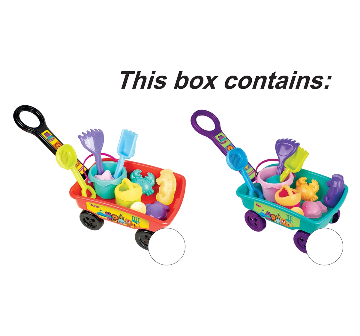 Zoozi | Zoozi Beach set with Wagon for kids Multicolor 18M+ 3