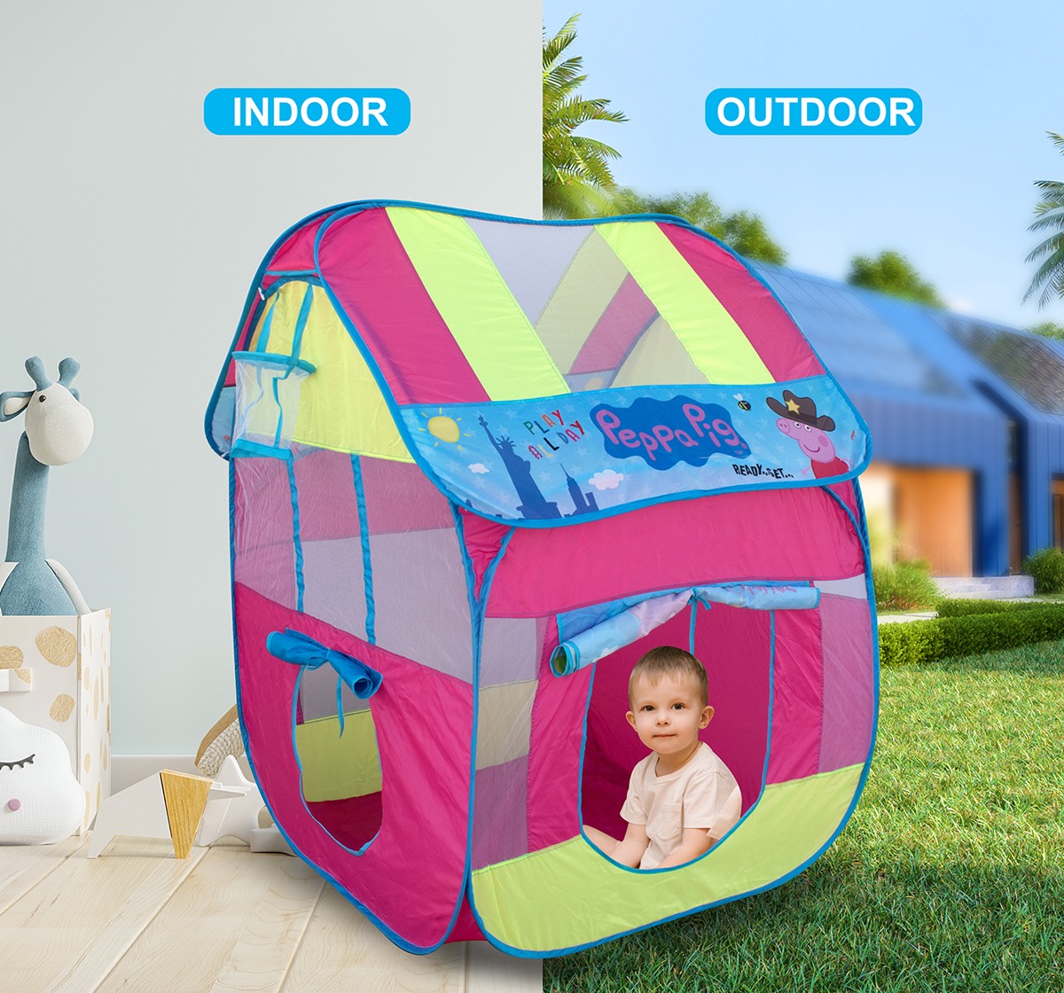Peppa Pig Foldable Playhouse Tent for kids Multicolor 24M+