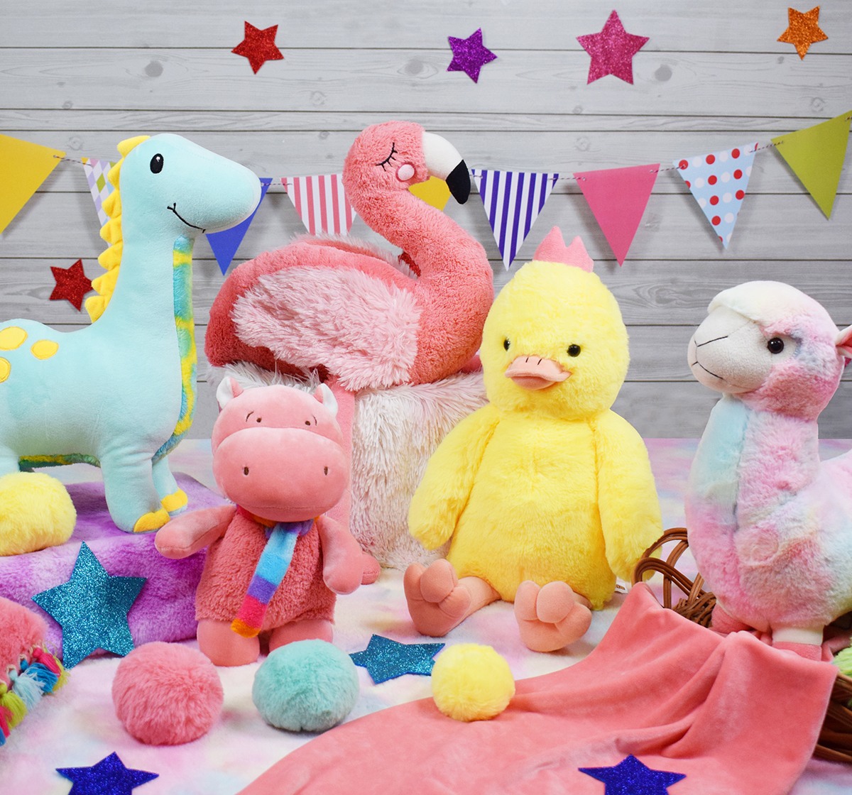 Mirada 35cm floppy duck with crown Multicolor 3Y+