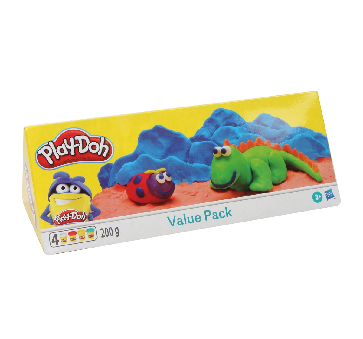 Play-Doh | Play Doh Value Pack of 4 with 2 Ounce Cans for kids 3Y+, Multicolour 3