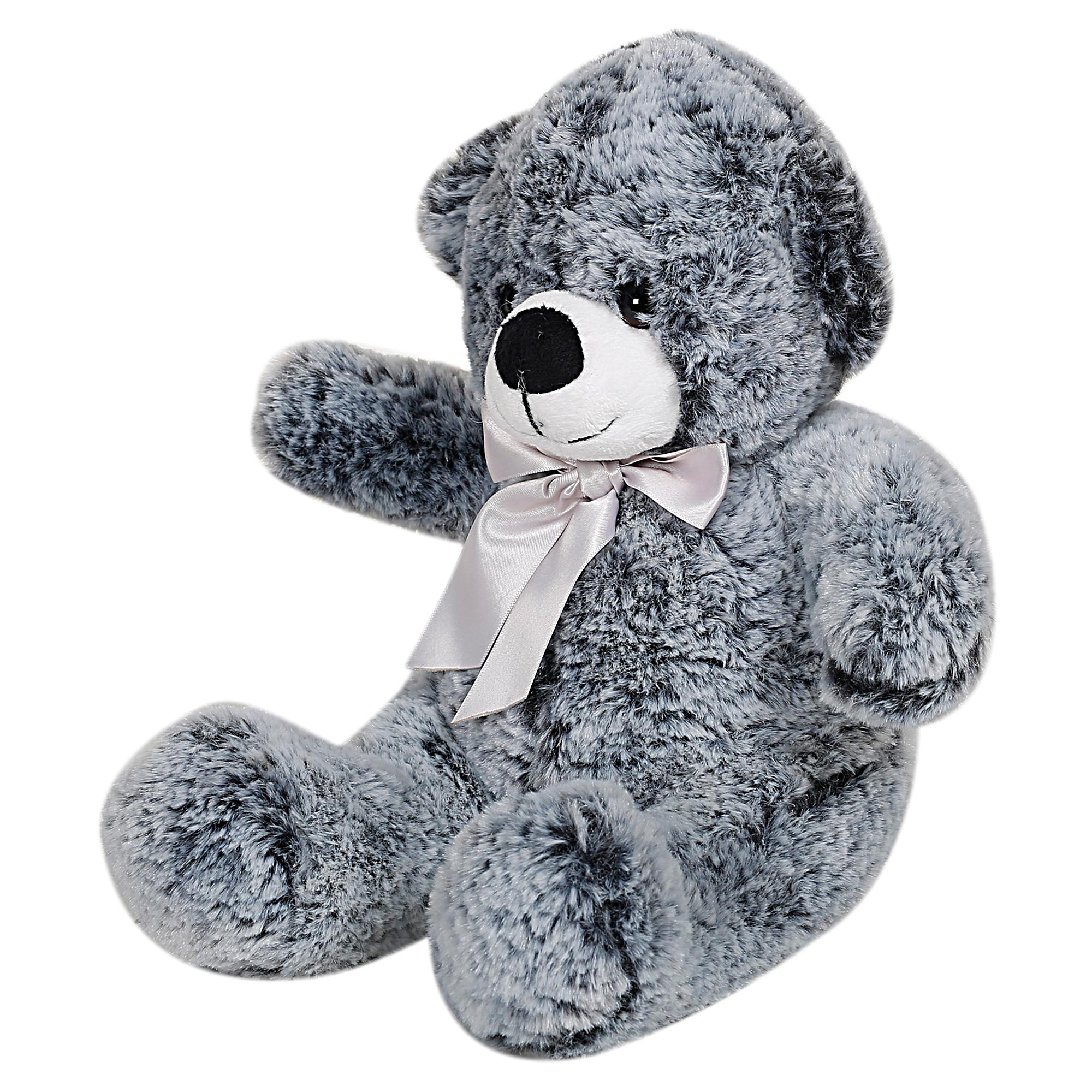 FuzzBuzz Textured Bear Blue  24cm