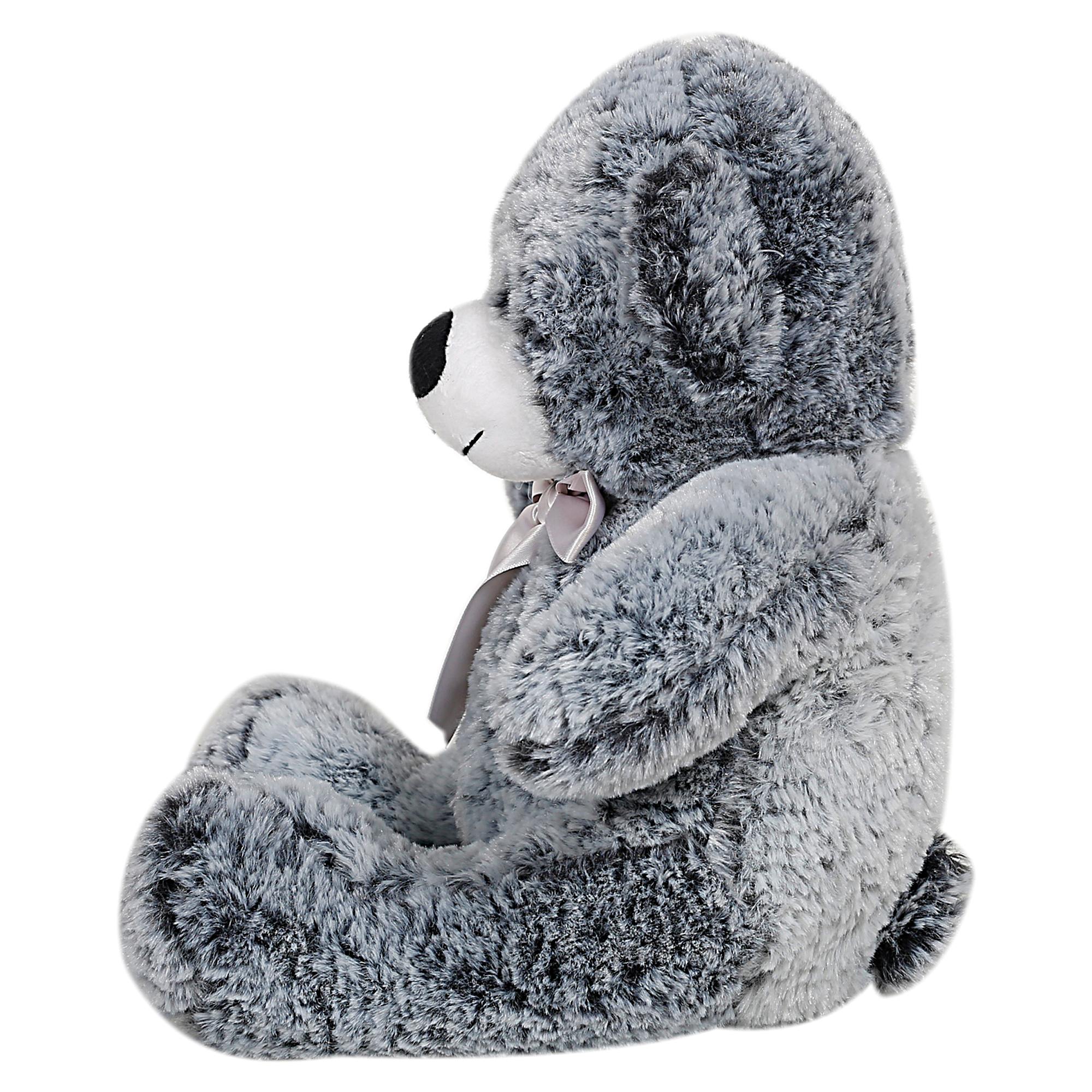 FuzzBuzz Textured Bear Blue  24cm