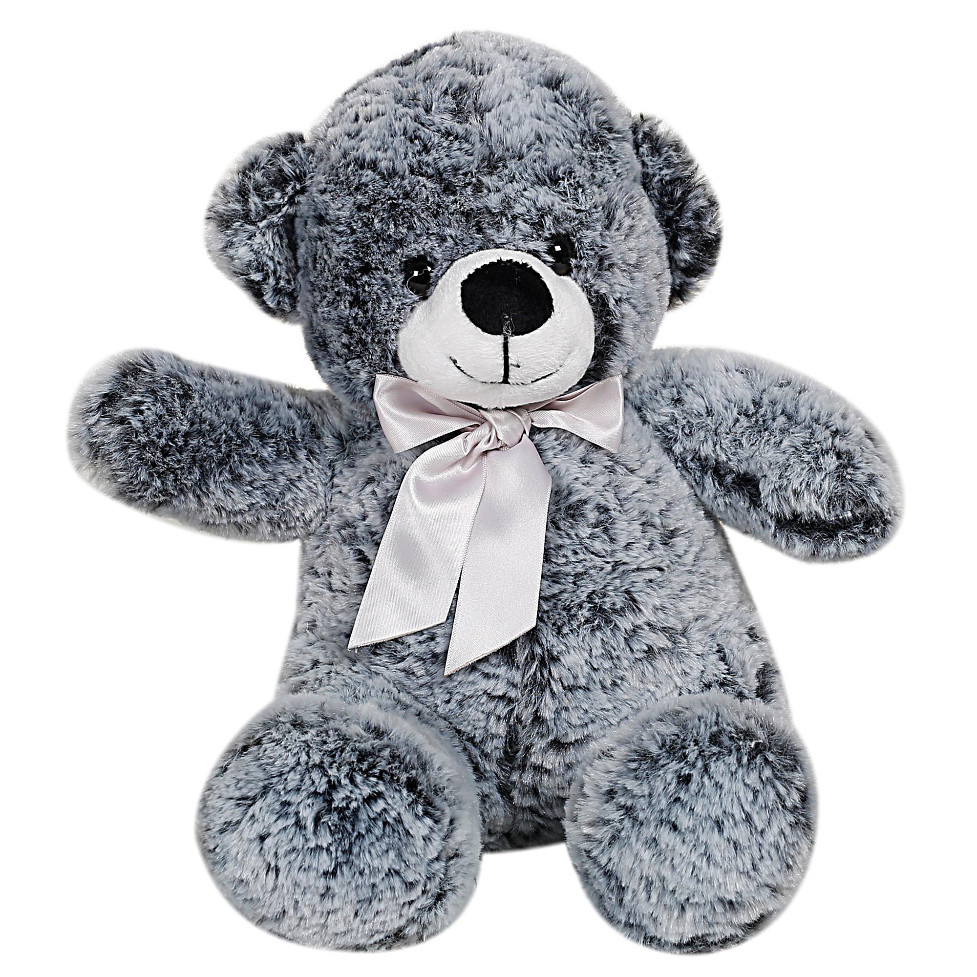 FuzzBuzz Textured Bear Blue  24cm