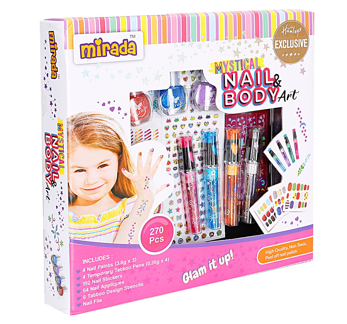 Mirada Mystical Nail And Body Art Multicolour 6Y+