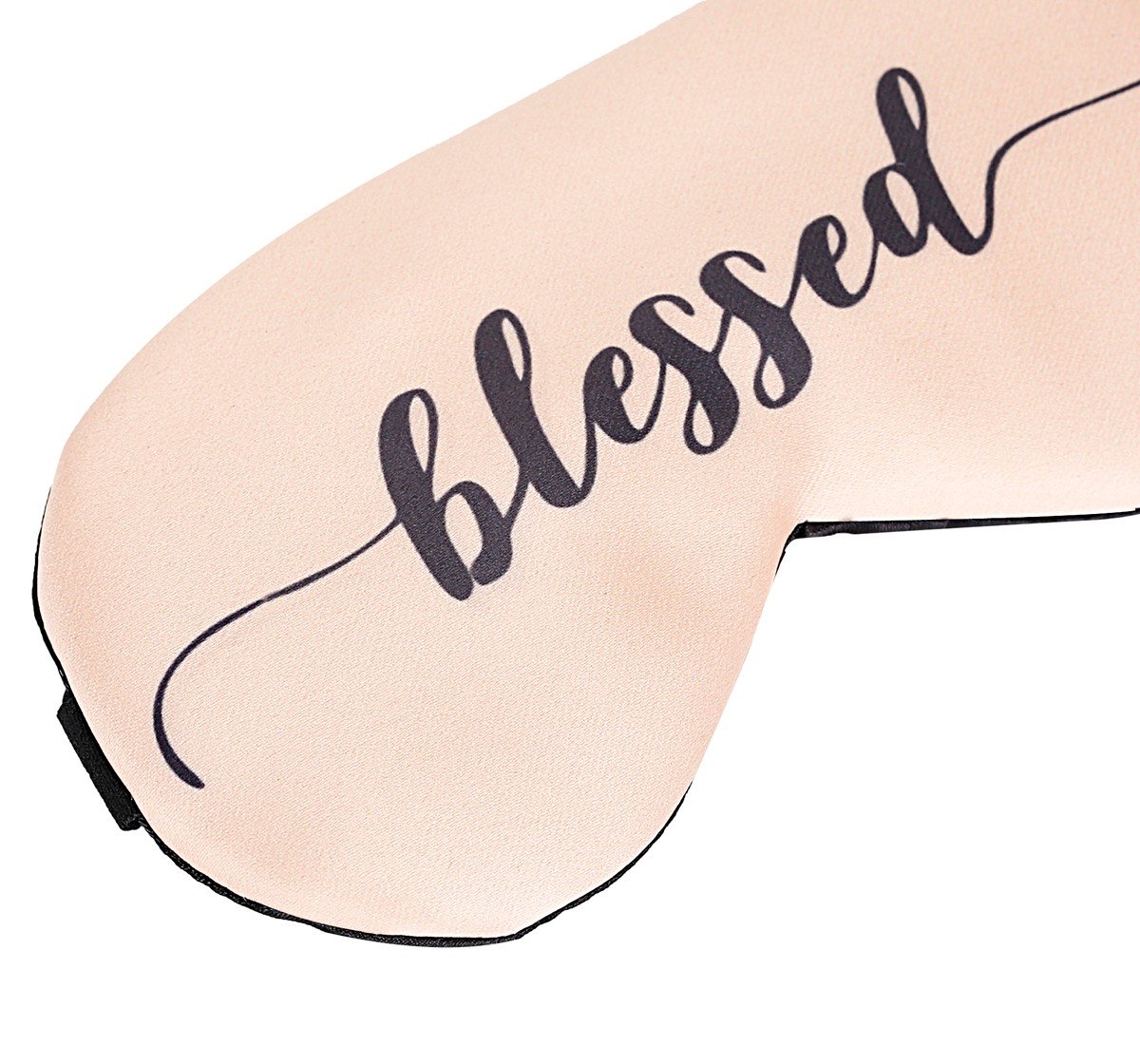 Luvley Blessed Text Printed Eye Mask Printed Multicolour 3Y+