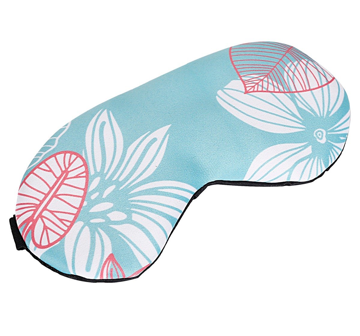 Luvley Green Floral Printed Eye Mask Printed Multicolour 3Y+