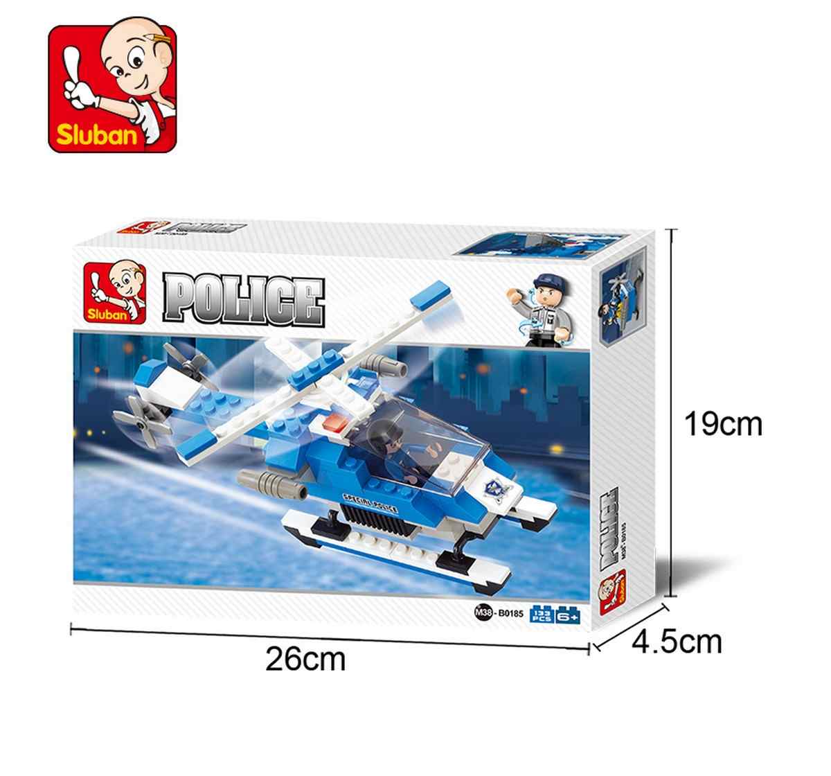 Sluban Armed Helicopter Plastic Building Block set of 133 pieces Multicolor 6Y+