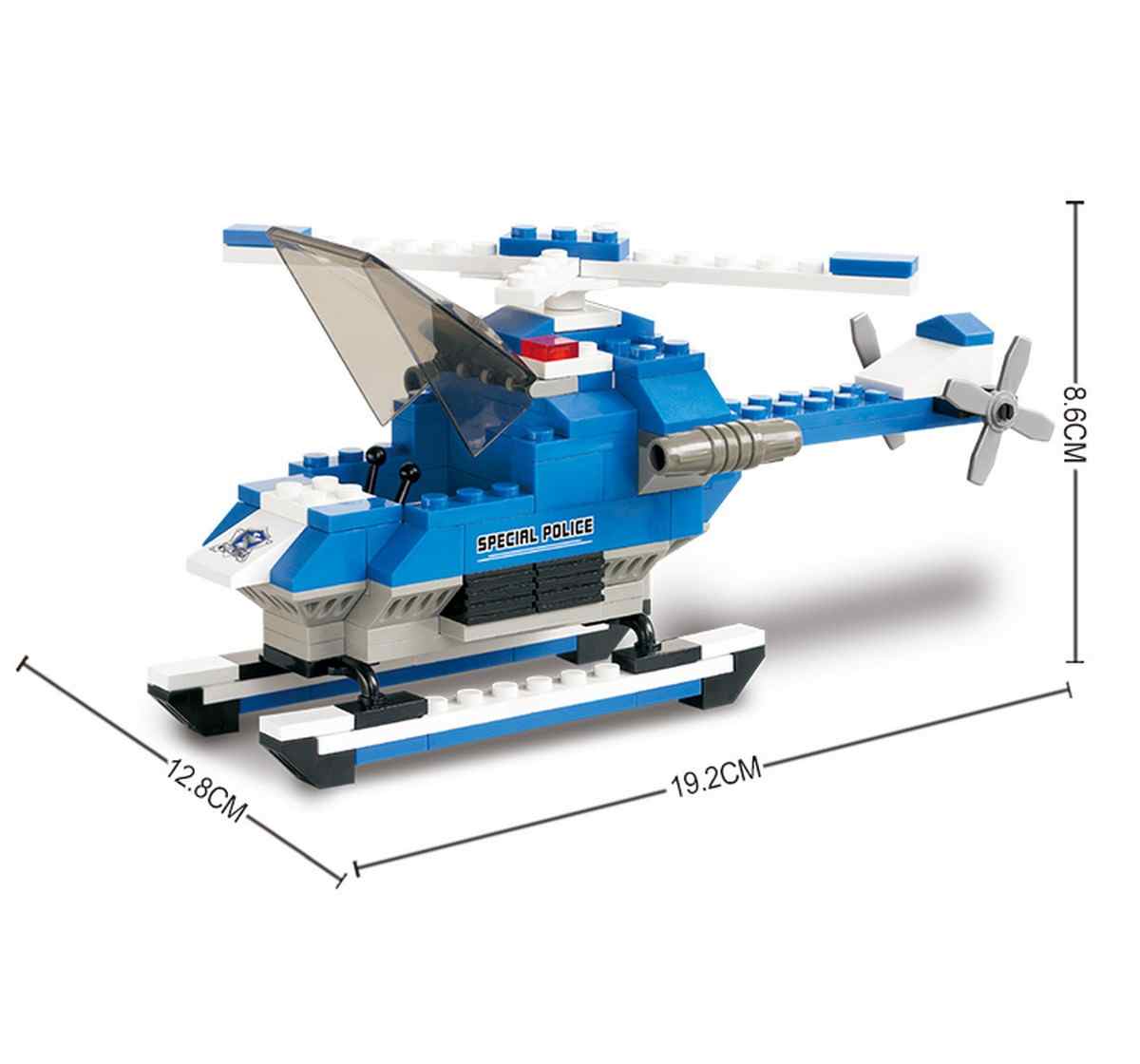 Sluban Armed Helicopter Plastic Building Block set of 133 pieces Multicolor 6Y+