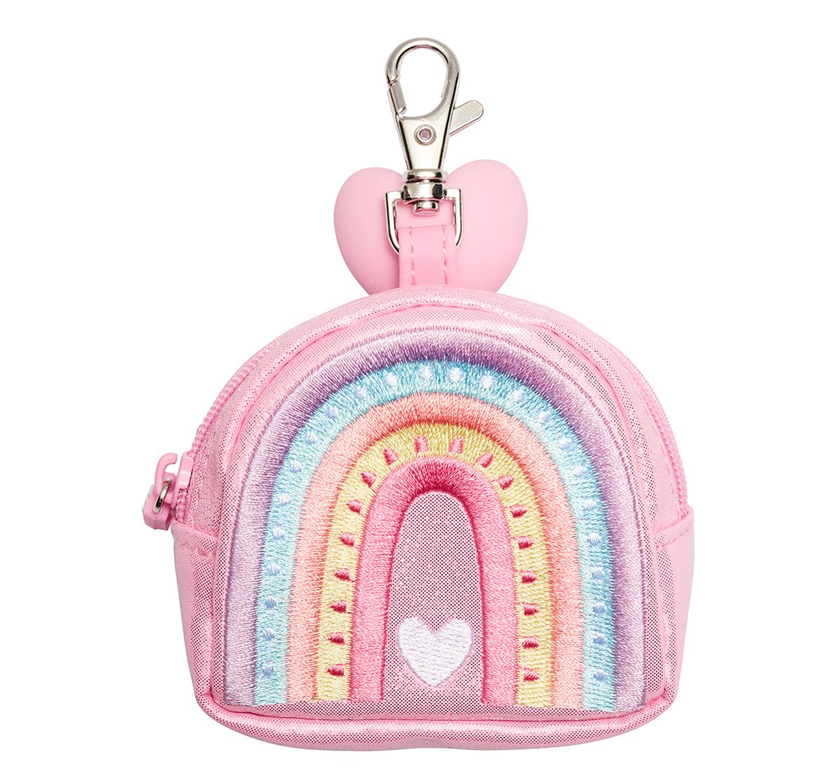 Smiggle Bright Side Mini Pen Pal Notepad Keyring Set for Kids 3Y+, Pink