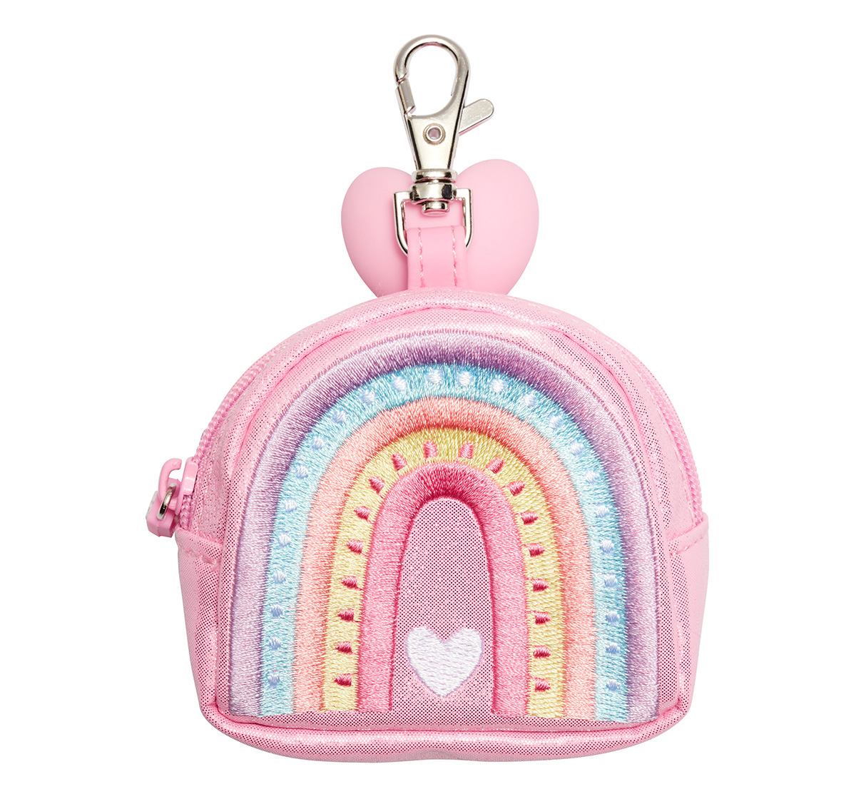 Smiggle Bright Side Mini Pen Pal Notepad Keyring Set for Kids 3Y+, Pink