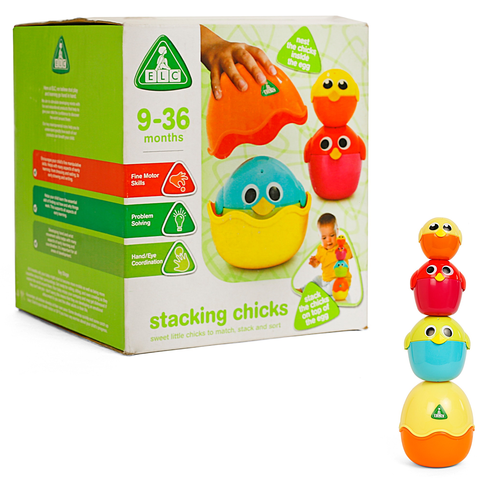 ELC Stacking Chicks Multicolour 9M+