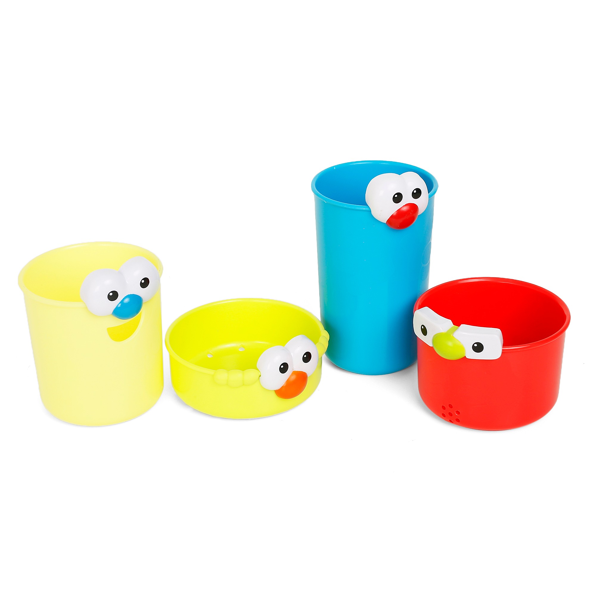 ELC Funny Faces Bath Beakers Multicolour 12M+