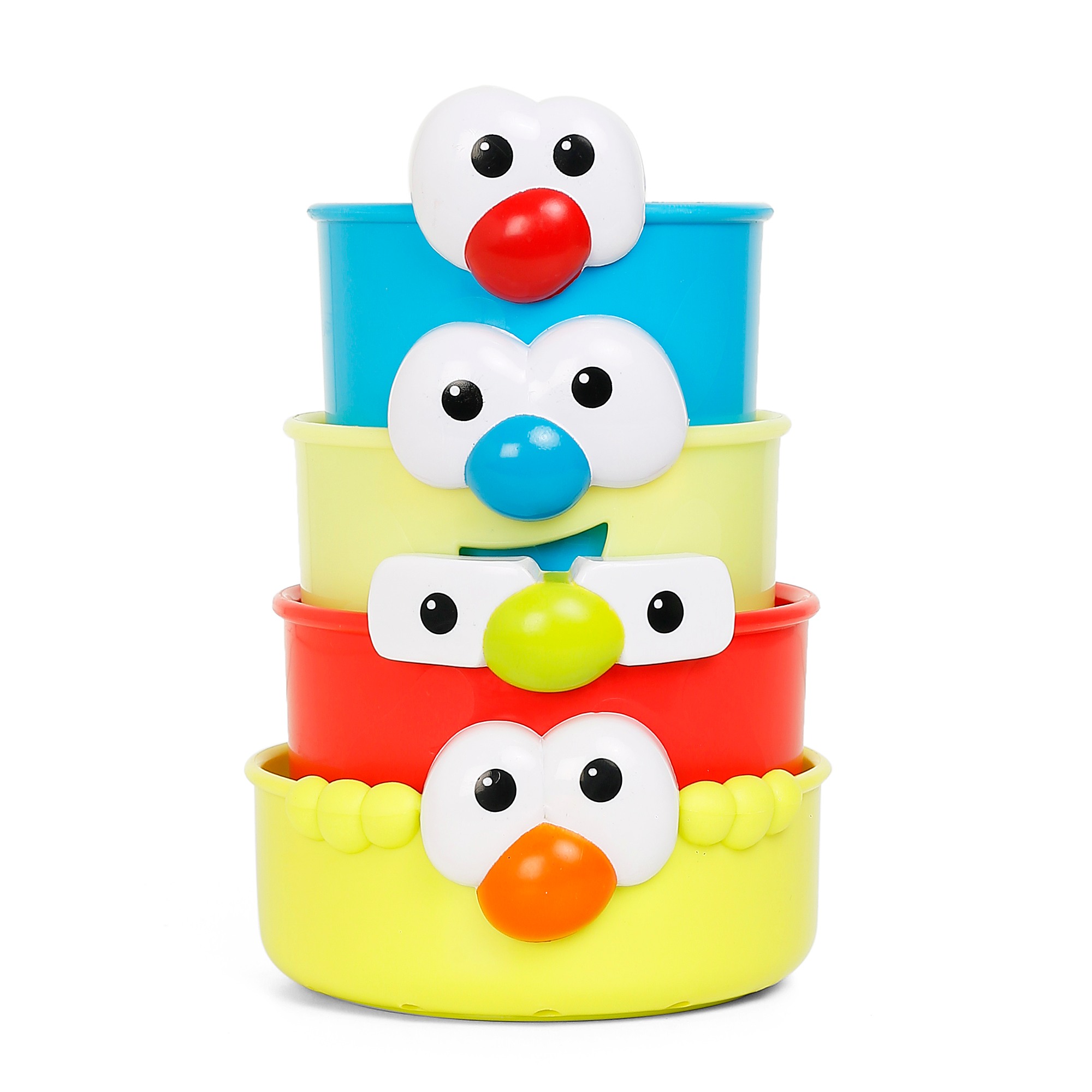 ELC Funny Faces Bath Beakers Multicolour 12M+