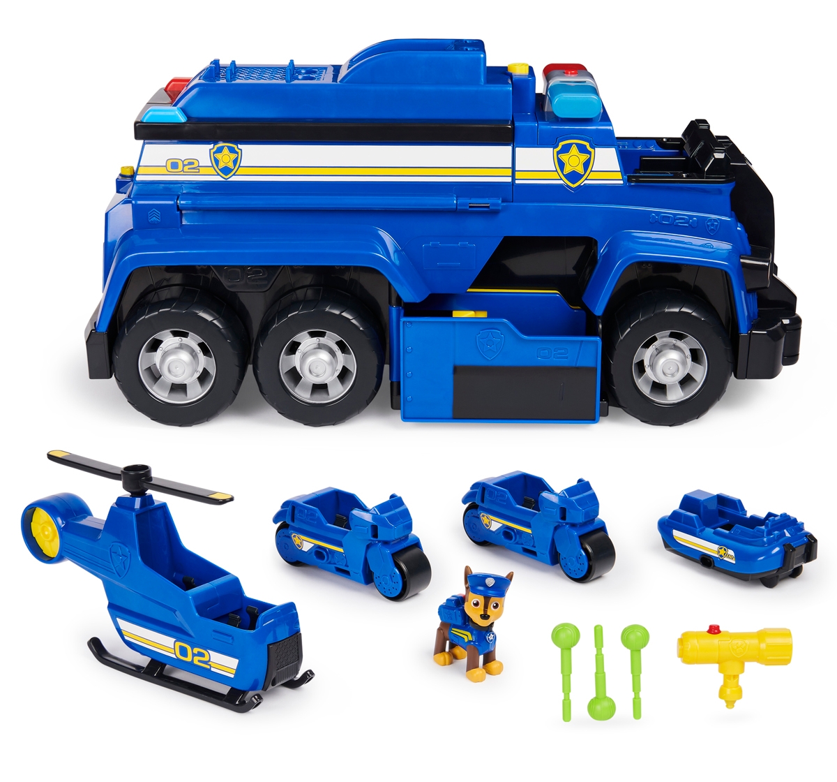 Paw Patrol | Paw Patrol Chase Dluxe Cruser Roleplay Set for Kids 3Y+, Blue 0