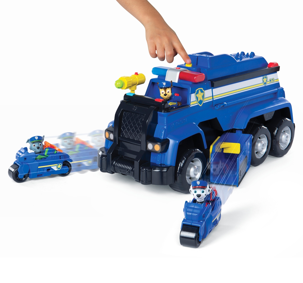 Paw Patrol | Paw Patrol Chase Dluxe Cruser Roleplay Set for Kids 3Y+, Blue 7