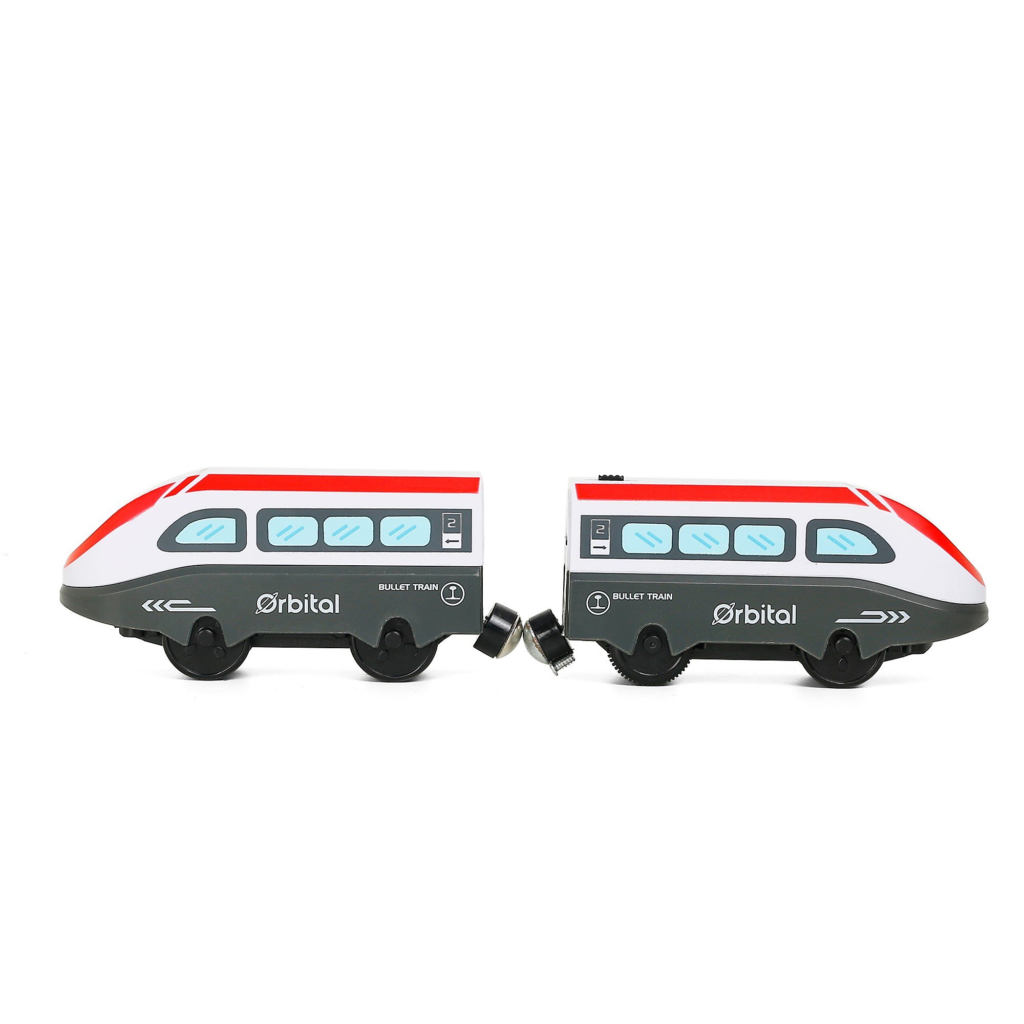 Ralleyz Fast Speed Bullet Train Set for Kids with Self Assemble Track, Battery Operated Model Train Toy for Kids, Kids for 3Yrs+, Multicolour