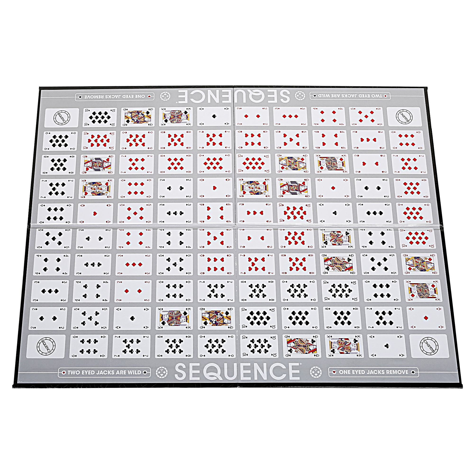 Funskool Classic Sequence, 5 In A Row Fun for Everyone, 2-12 Players, 7Y+
