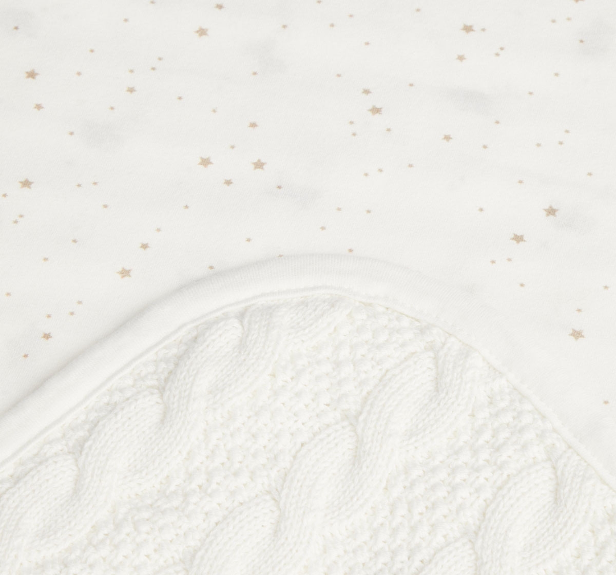 Mothercare | MOTHERCARE LITTLE&LOVED KNITTED BLANKET OFF WHITE 1