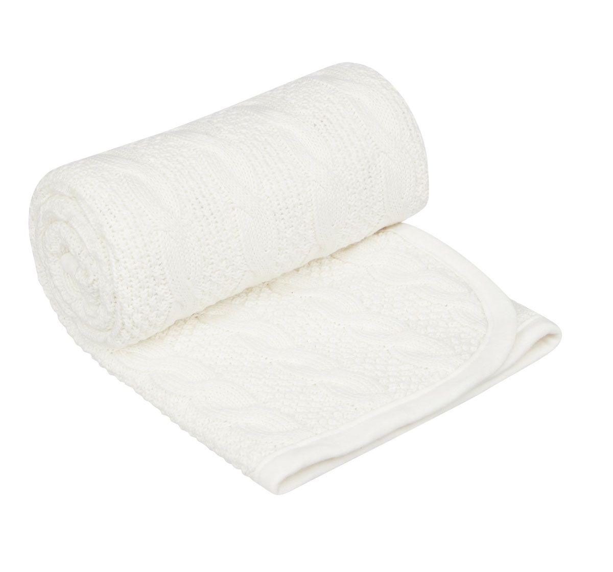 Mothercare | MOTHERCARE LITTLE&LOVED KNITTED BLANKET OFF WHITE 0