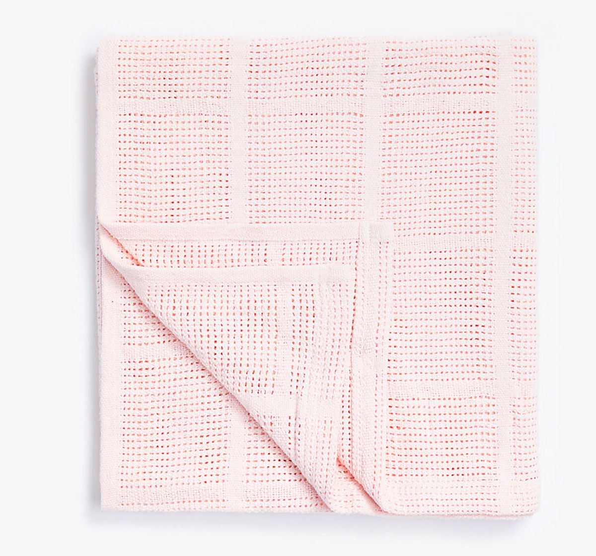 Mothercare | MOTHERCARE PINK ESSENTIALS COTBED CELLULAR BLANKET 0