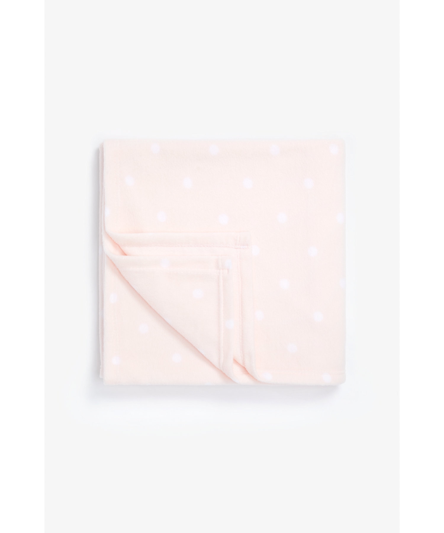 Mothercare | Mothercare Moses Polka Dot Fleece Blanket Pink 0