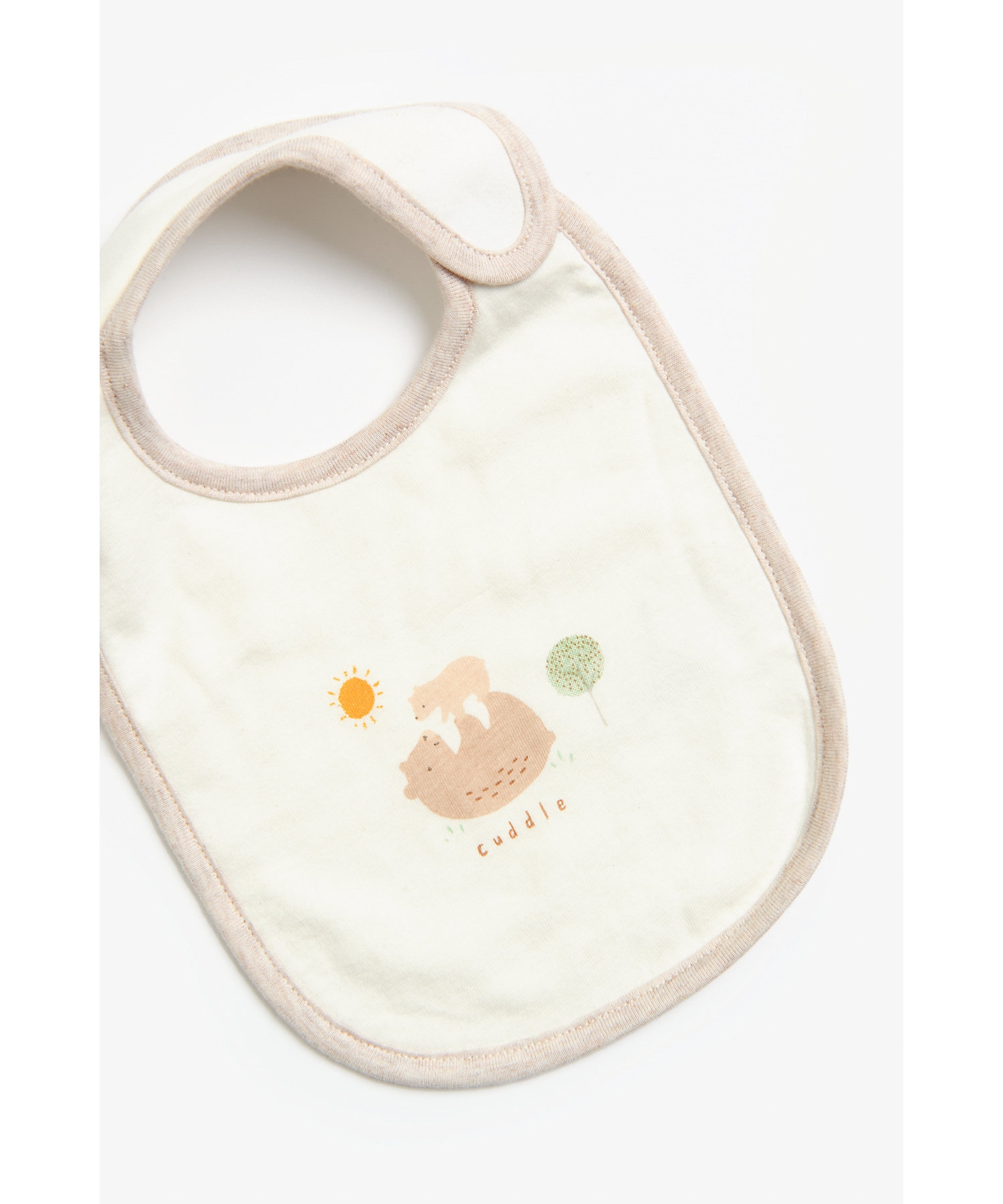 Mothercare | Mothercare Lovable Bear Bibs Multicolor Pack of 3 4