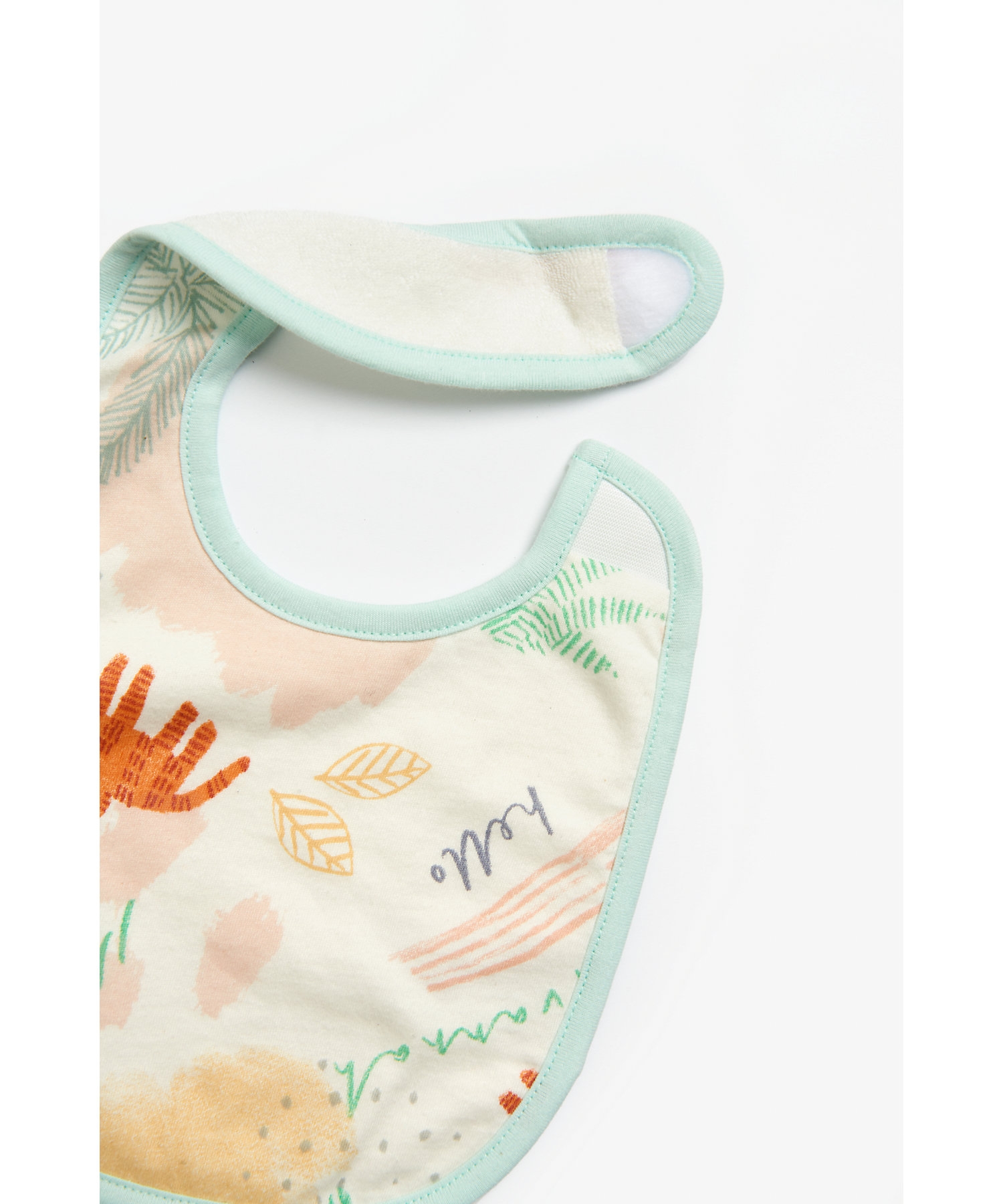 Mothercare | Mothercare Animal Kingdom Mummy Daddy Bibs Multicolor Pack of 3 5