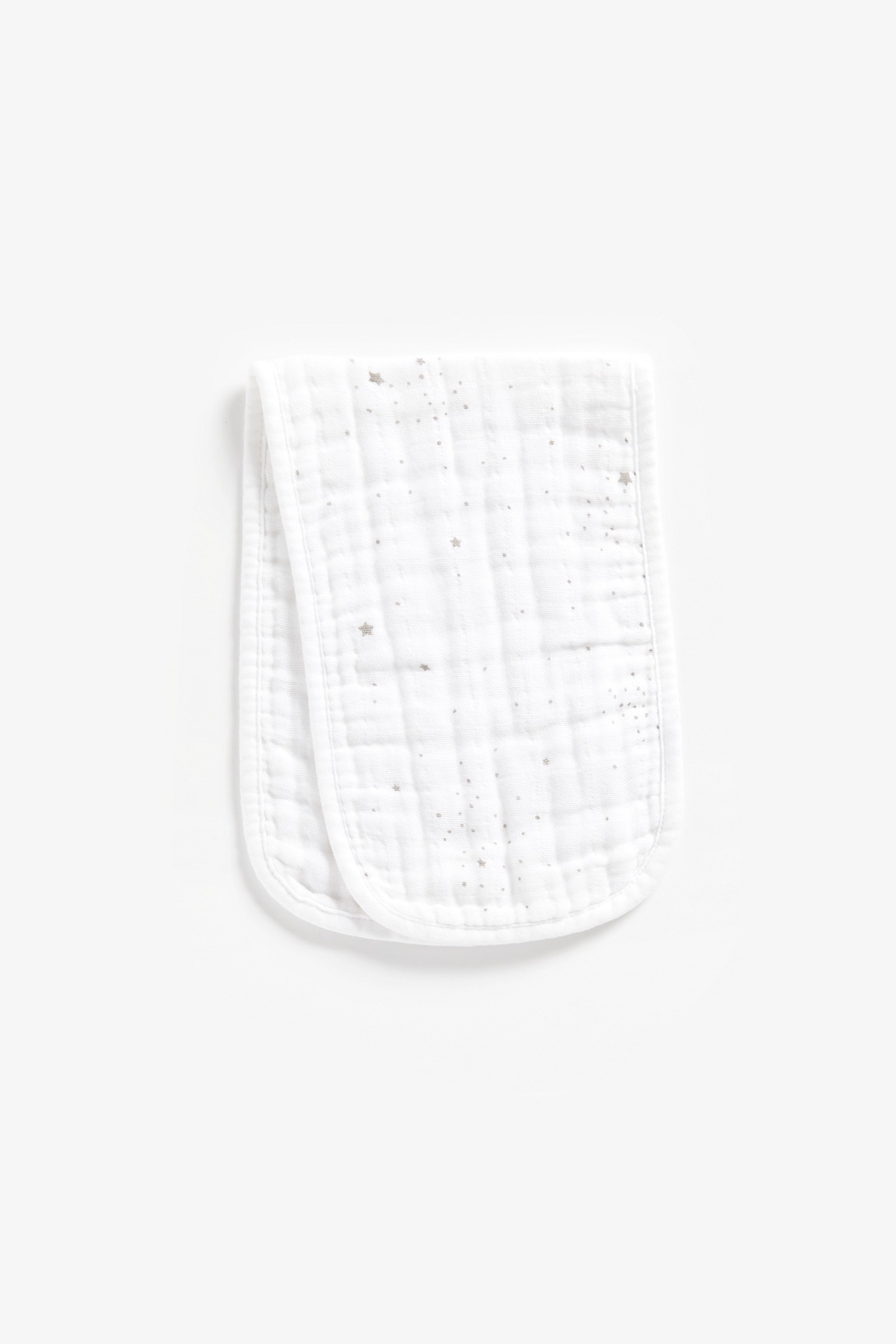 Mothercare Elephant Burp Cloths - Pack of 3 - White