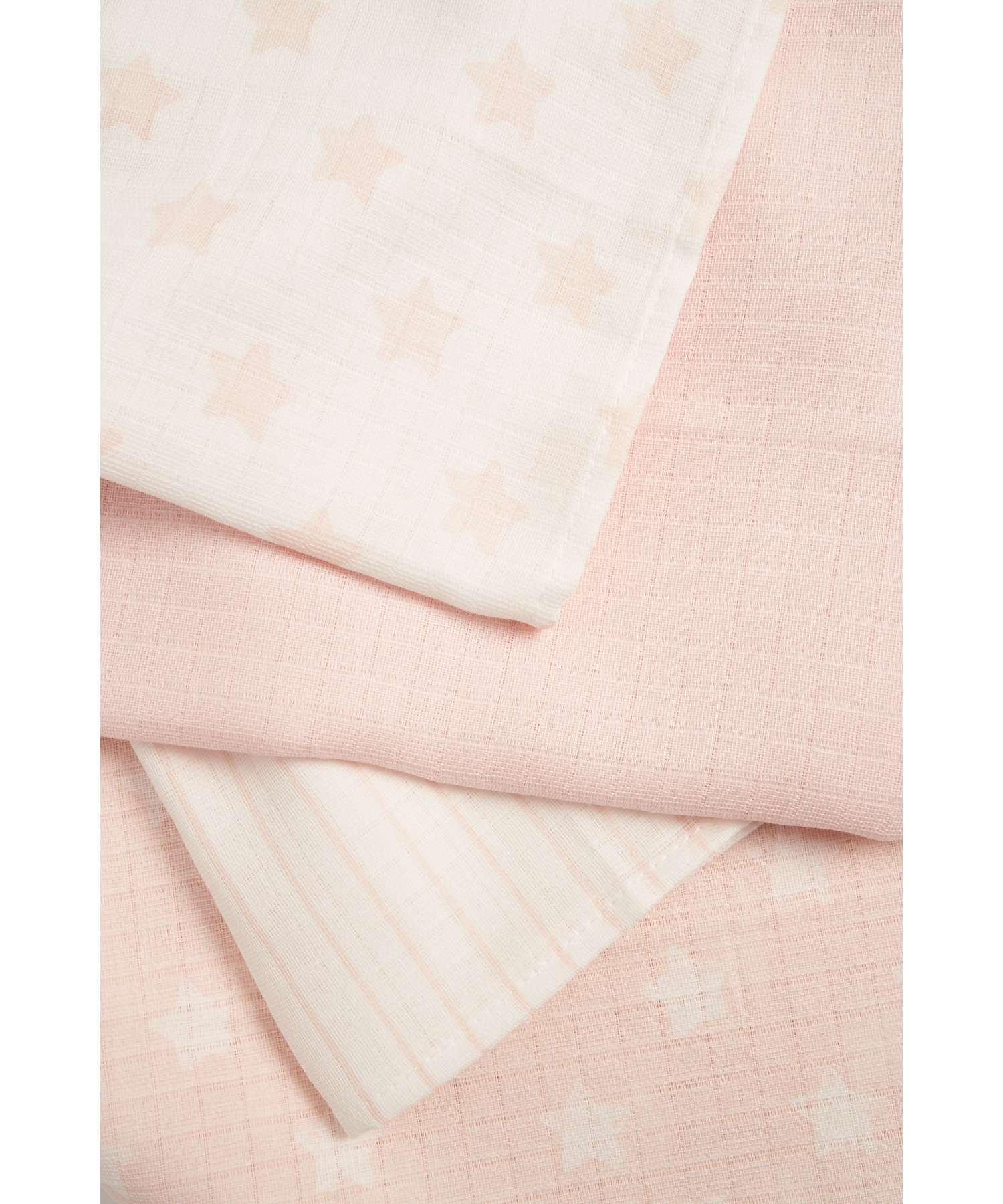 Mothercare | Mothercare Essential Muslins Pink Pack of 6 5
