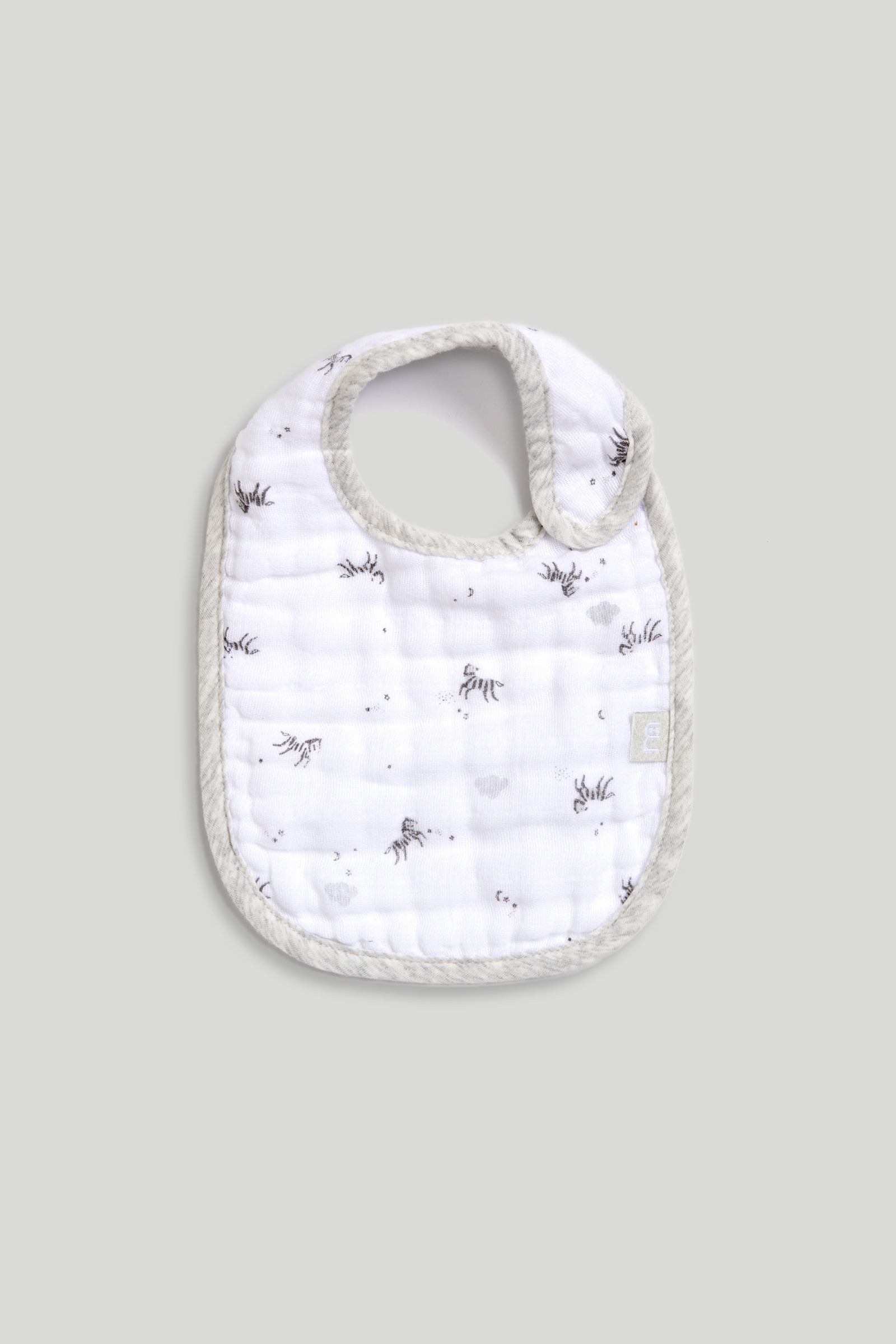 Mothercare Horse Bibs - Pack of 3 - Grey