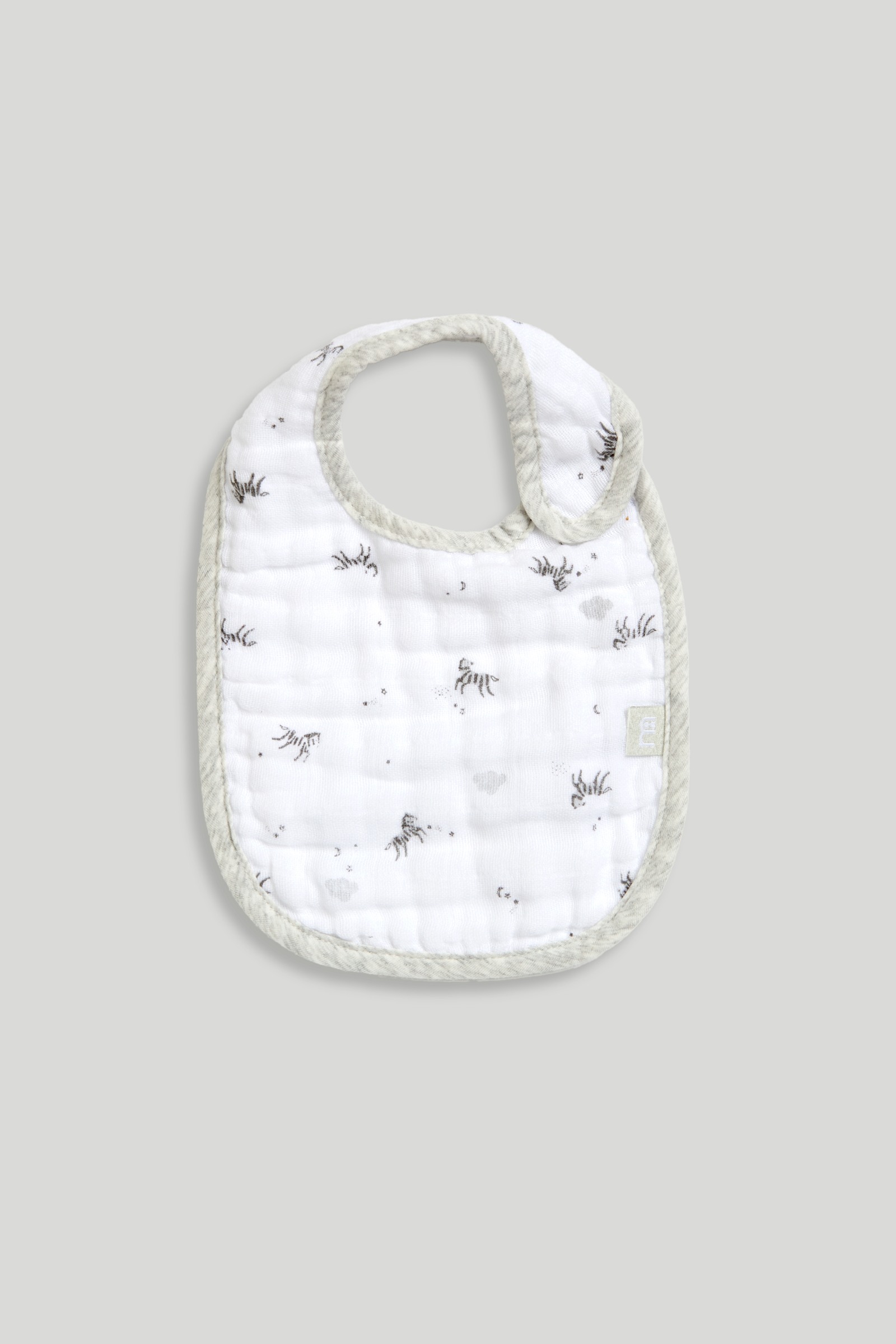 Mothercare Horse Bibs - Pack of 3 - Grey